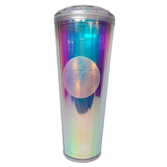 Starbucks Other - Starbucks Limited Edition Iridescent Diamond Rainbow Domed Tumbler Summer 2020